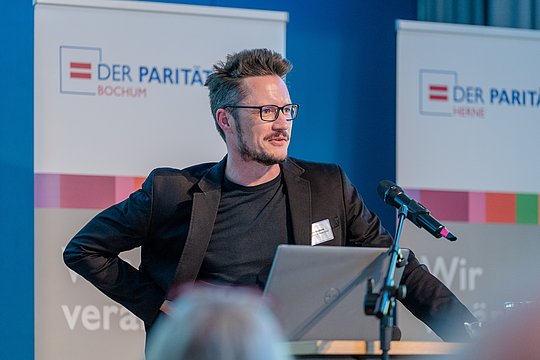Fachrefent am Podium